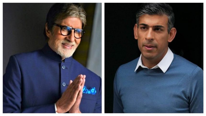 Amitabh Bhachan and Rishi Sunak