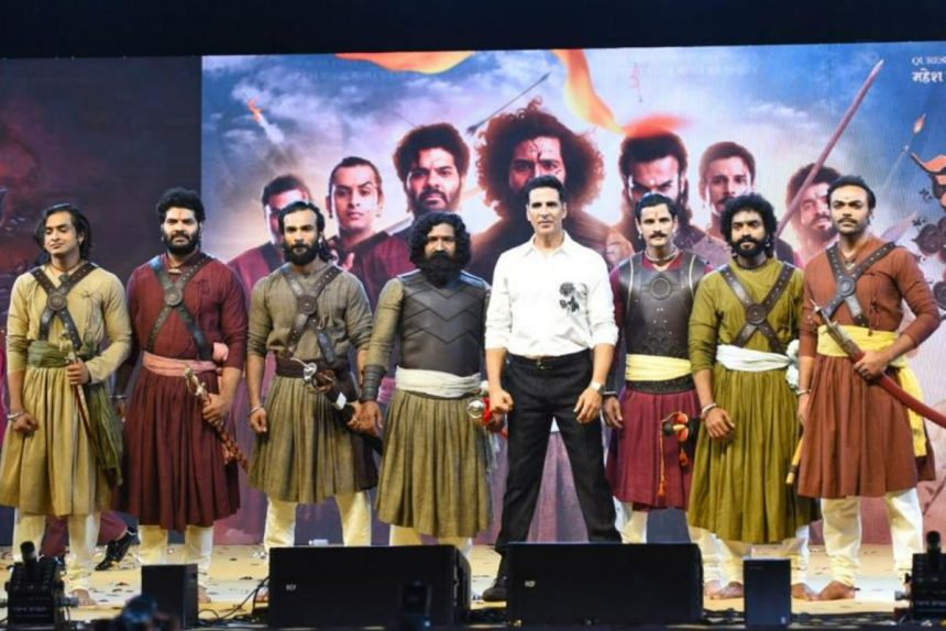 Akshay Kumar in the launch event of his first Marathi film