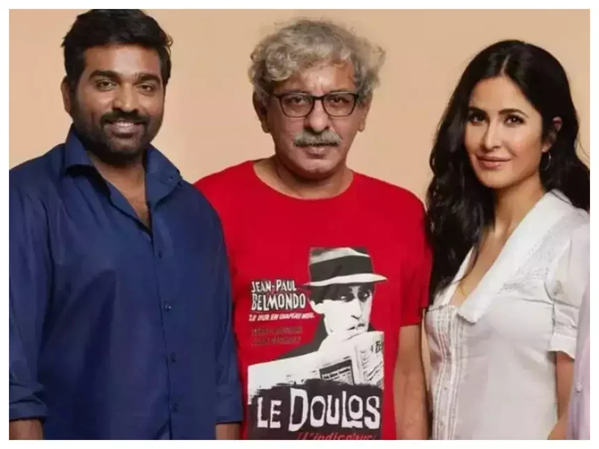 Katrina kaif along with Vijay in Merry Christmas