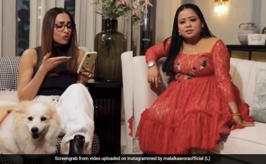 Malaika and Bharti Singh