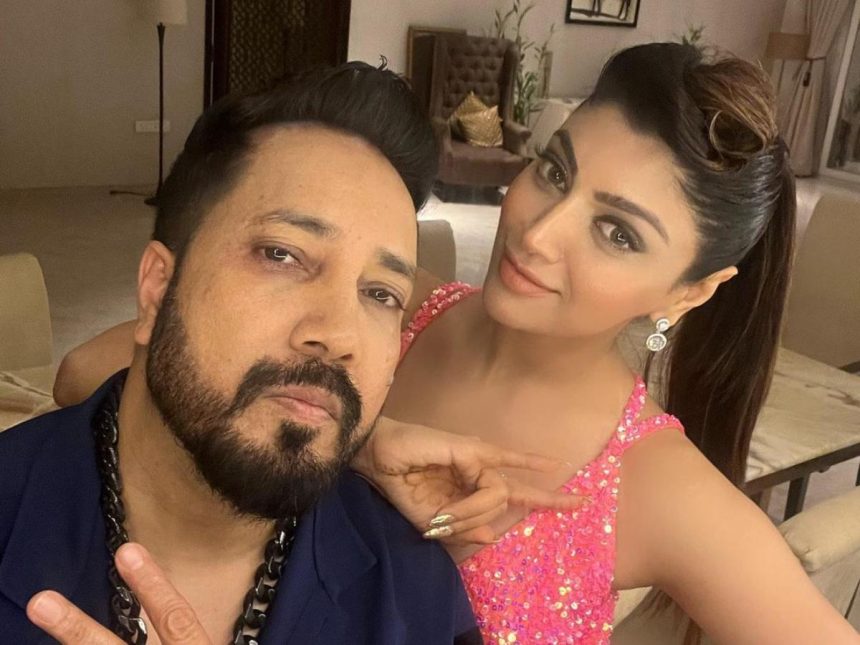 Mika Singh and Akansha