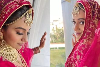 Akshara Singh Bridal Look