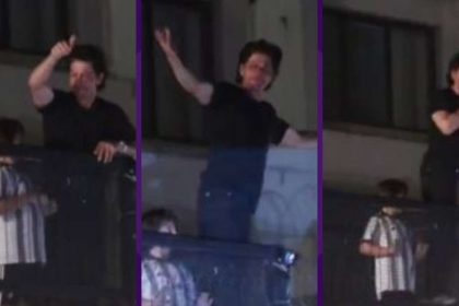 Shah Rukh Khan On the balcony of Jannat