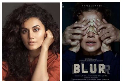 Tapsee Pannu and Blur poster